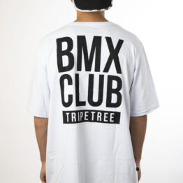 Camiseta TRIPETREE BMX CLUB BRANCA COSTAS